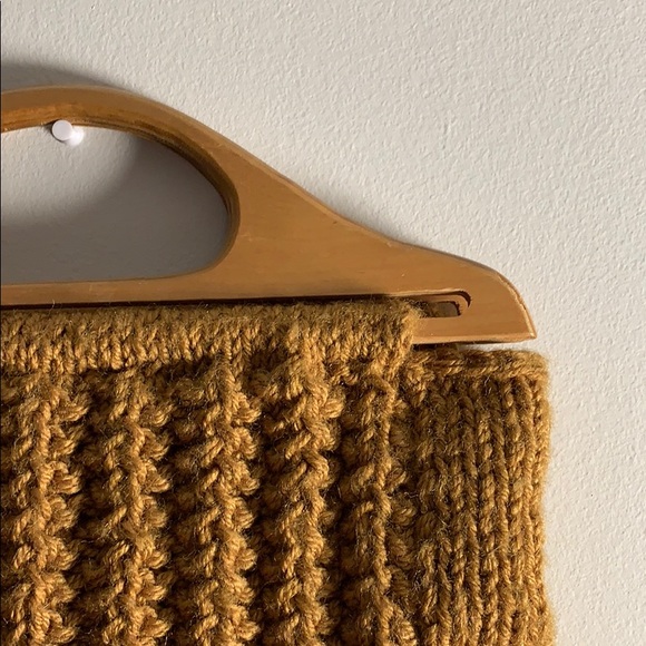 Vintage Handmade Knit Bag - Picture 2 of 4